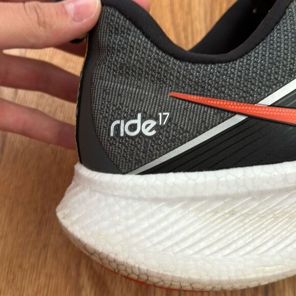 Saucony Ride 17 Shadow Pepper Men’s Size 12 W - Picture 9 of 10